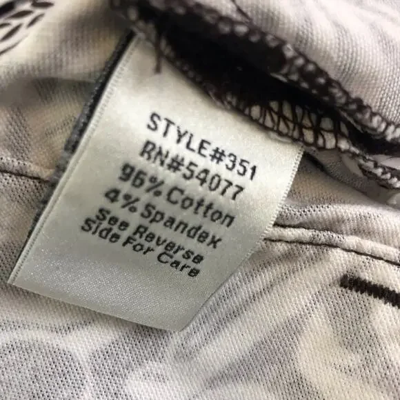 CAbi Serengeti Cropped Pants Brown White Tropical Print Sunset Keyna Style 351 - Picture 9 of 16